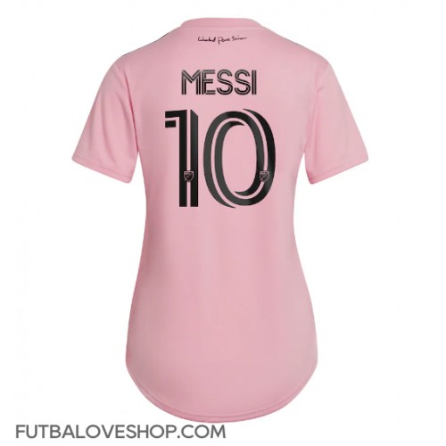 Dres Inter Miami Lionel Messi #10 Domáci pre Ženy 2023-24 Krátky Rukáv